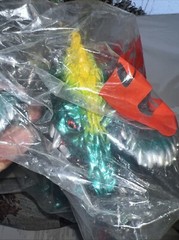 1999 M1 Biollante closed mouth soft vinyl figure 8” h x 6.5” w M-Ichigo sealed