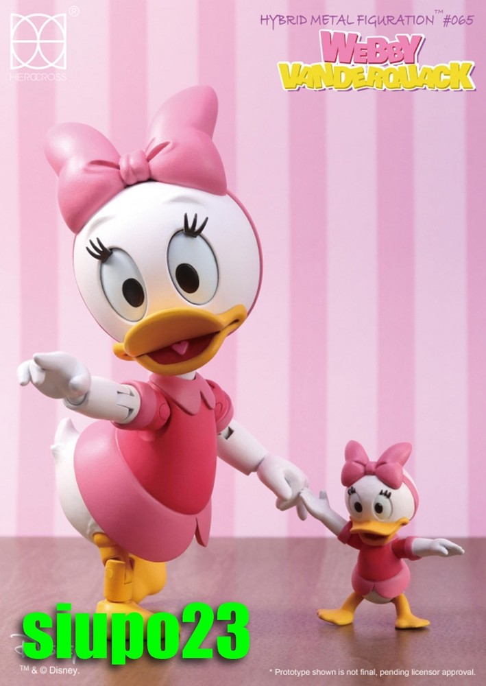 Herocross ~ HMF #065 Disney Webby Vanderquack Figure Donald Duck