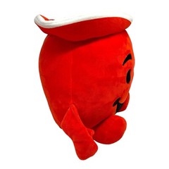 Large Kool-Aid Man Plush Toy 10 inch Plush Stuffed Animal Toy Red NWT