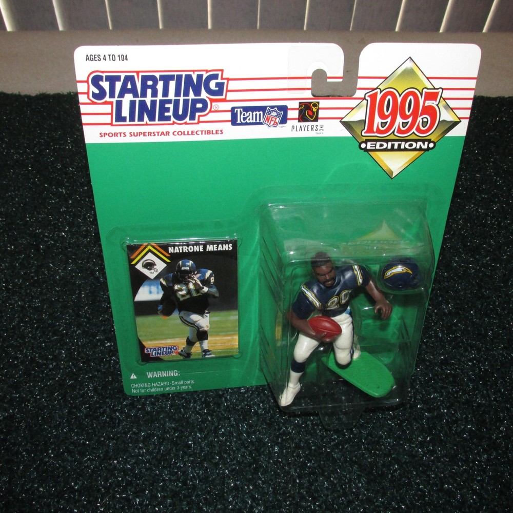 Starting Lineup 1995 Natrone Means NFL San Diego Chargers (rookie piece)