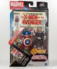MARVEL UNIVERSE X-MEN MAGNETO & CAPTAIN AMERICA COMIC PACK 2012