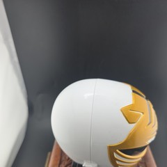 2 Power Rangers Legacy White And Red Ranger Replica Helmet Mini 1:4 Scale used