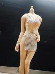 1Set 1:6 Scale Chain Outfit Clothes For Action Figure Body 12″ Female Toys