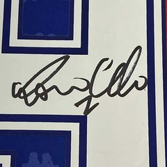 Framed Autographed/Signed Ronaldo Nazario 33×42 FC Barcelona Jersey Beckett COA
