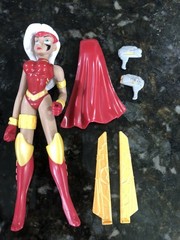 Nira X Red & Silver Cyber Skin Suit Variant 1997 Skybolt 6” Figure Bill Maus