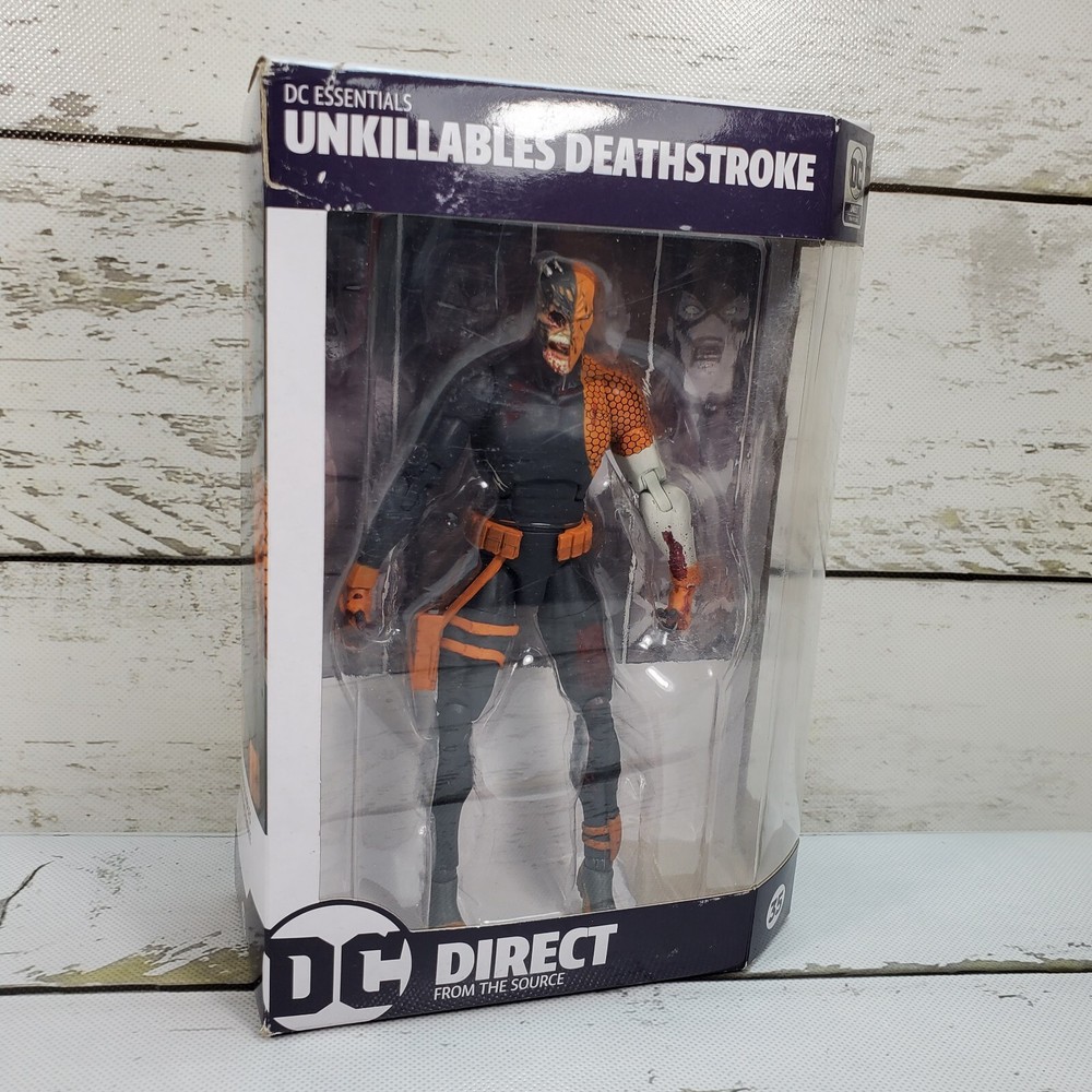 DC Direct Dceased Unkillables Deathstroke 2022 7″ Poseable Figure Open Box