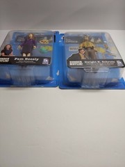 The Office Series 1 Dwight K. Schrute AND Pam Beesly MOC, NEW, FAST SHIPPER