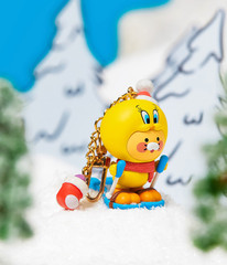 Kakao Friends x Loony Tunes Sylvester B.Bunny Tweety CHOONSIK KEYRING Bag Charm