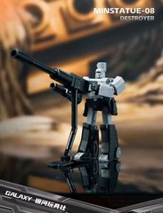 IN STOCK! Galaxy toys Mini08 DESTROYER 7cm Megatank Robot Action Figure