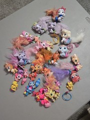 LOT of 32 Disney Princess Palace Pets Furry Tail Glitzy Glitter & Accessories