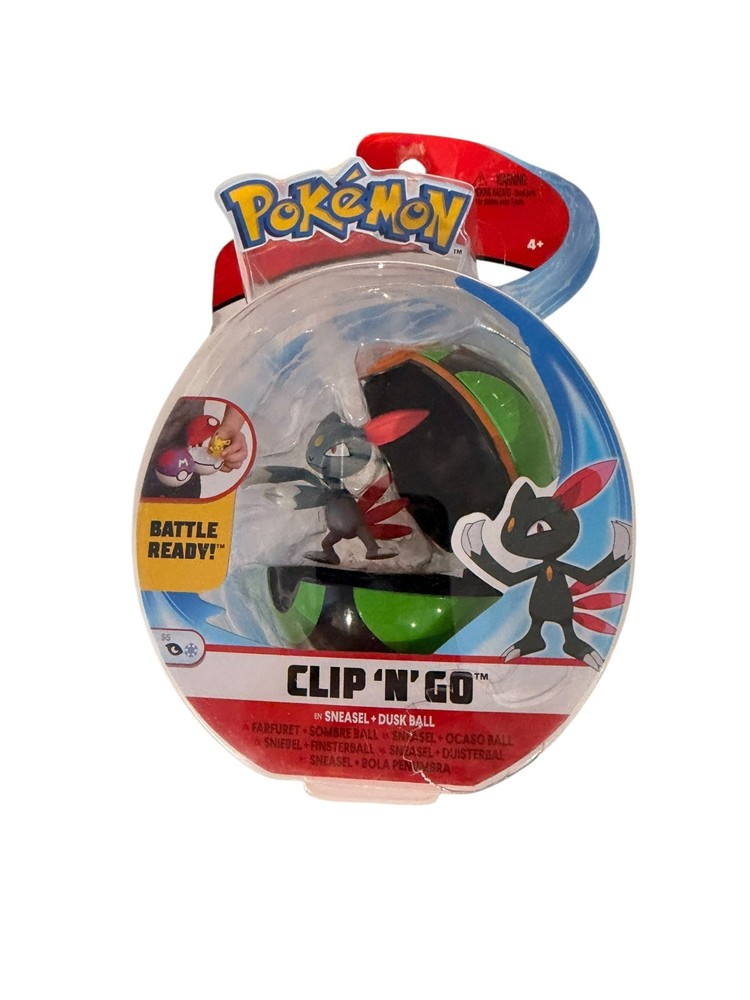 Pokemon Clip ‘N’ Go RIOLU + Ultra Ball Battle Ready Action Figure Toy NINTENDO