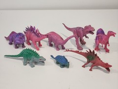 Huge Lot 100+ Dinosaur Toys Figures Dino T Rex Triceratops High Quality Bundle