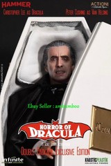 Infinite Statue X Kaustic Plastik 1/6 Dracula Vampire Action Figure+White Coffin