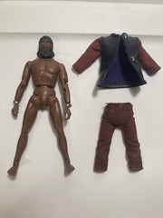 Vintage 1974 MEGO Planet Of The Apes POTA Soldier Apes Navy Blue Tunics Lot of 2
