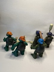TMNT Toddler Turtle 3inch Action Figure Lot Of 6 Ninja Turtles