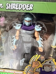 NECA TMNT Cartoon Leonardo vs. Shredder Figure 2 Pack NEW Target Exclusive