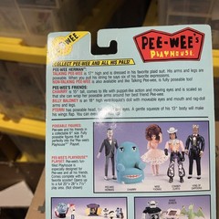 1988 MATCHBOX PEE-WEE HERMAN 6″ POSEABLE FIGURE MOSC toy Store deadstock