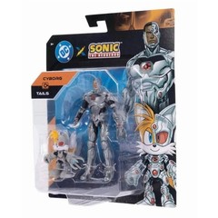 DC x Sonic the Hedgehog Multipack – Cyborg & Tails as Cyborg Action Figures