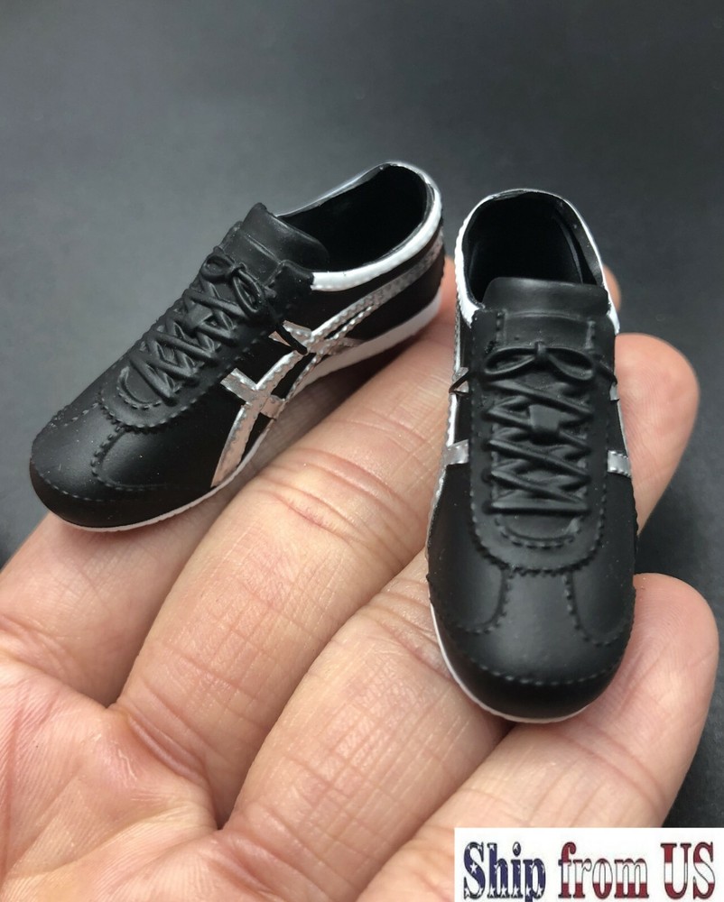 1/6 scale BLACK Sneakers Shoes HOLLOW for 12” Female Action Figure Accessories