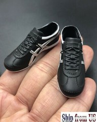 1/6 scale BLACK Sneakers Shoes HOLLOW for 12” Female Action Figure Accessories