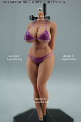 PawPawDoll DK001A 1/6 Oversize Breast Seamless Body Makeup Silicone Female Figur