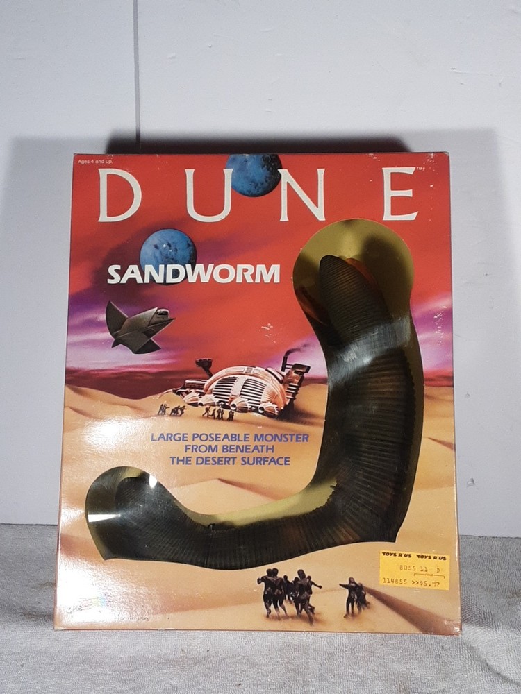 RARE 1984 LJN Toys DUNE SANDWORM Action Figure New In Sealed Box