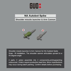3D Print Shoulder Missile Launcher Arm Cannon Upgrade Kit For NA SPIKE GO BETTER