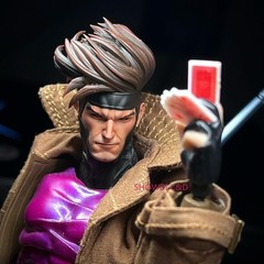 1/12 Custom Painted Gambit Head Carving For 6”Mafex ML Action Figure(No Figure)
