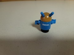 Brio Wooden Railway Train Articulated Robot post office figure Excellent condit
