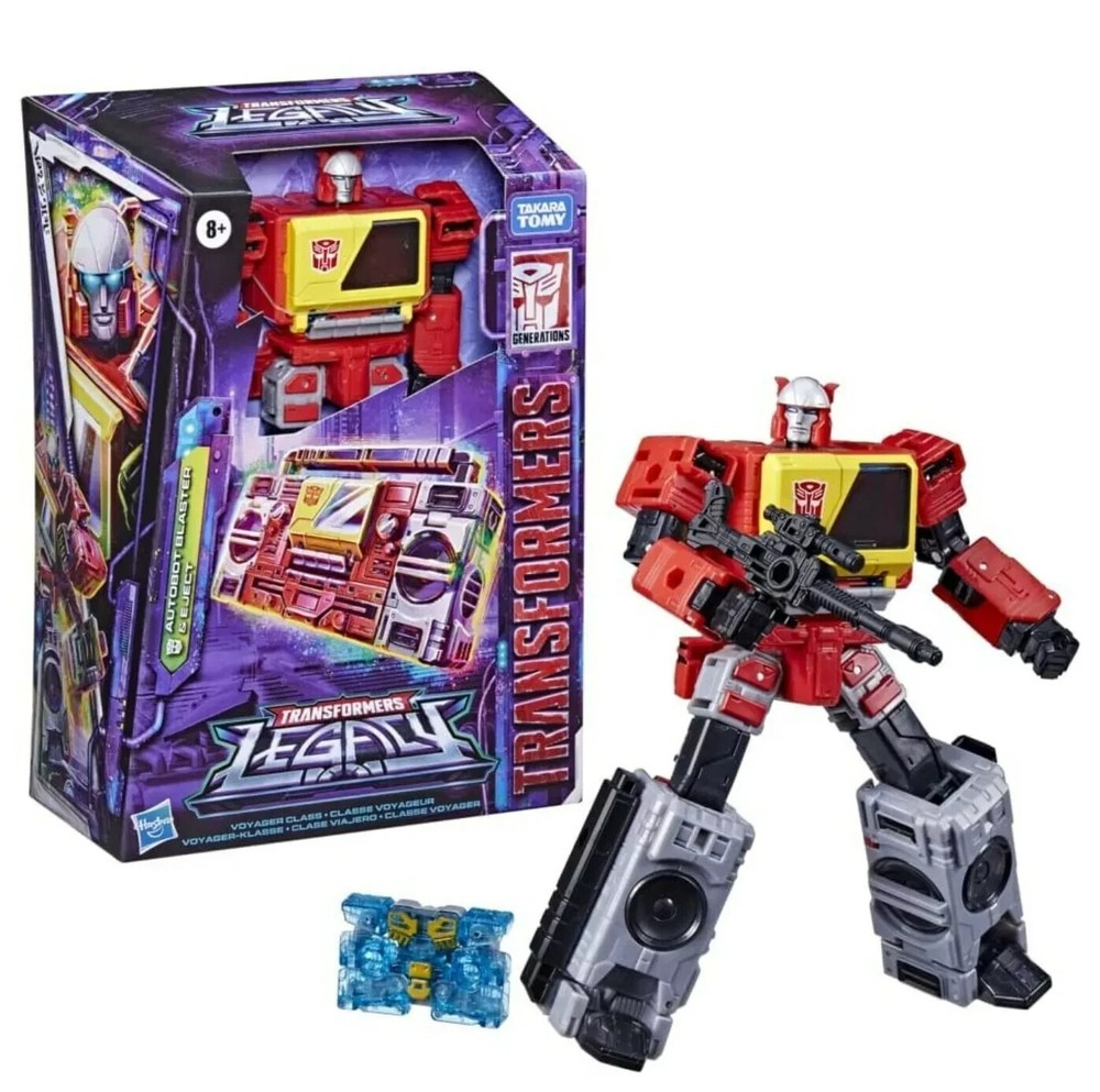 Transformers Legacy Voyager Autobot Blaster Figure NEW DAMAGED BOX