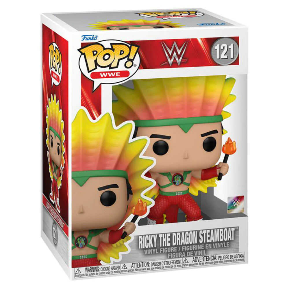 Funko Pop WWE Ricky Steamboat Collectible Vinyl Figure Ages Three Years and Up