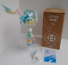 Little Sank SNOW by Sank Toys ❄🌨 Blue Pompom Shaker 24cm Vinyl/PVC LE199 NEW