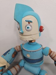 2004 Robots Movie Rodney Copperbottom 13” Plush Plastic Head Figure Toy
