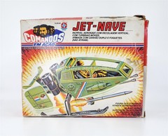 GI JOE COMANDOS EM ACAO JET-NAVE (SKY HAWK) 100% COMPLETE w/BOX BRAZIL ESTRELA