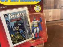 SEALED MOC 1990 DC Comics Super Hero- Batman DIE CAST Metal Figurine ERTL
