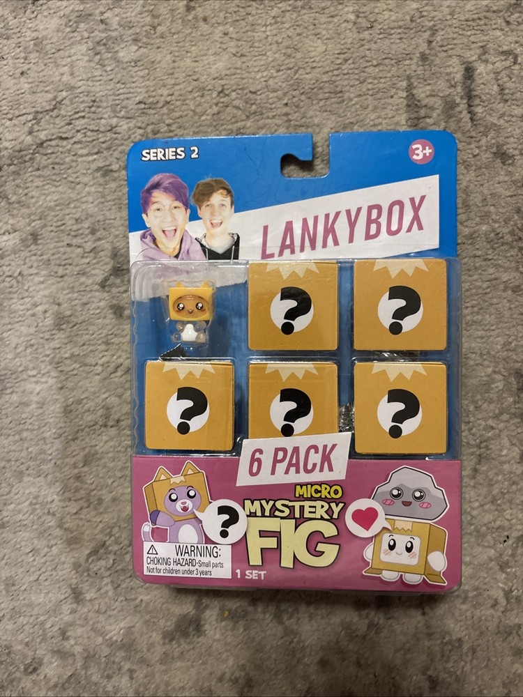 Lanky Box Micro Mystery Figure 6 Pack Series 1 Lanky Box NEW Royal Rocky New