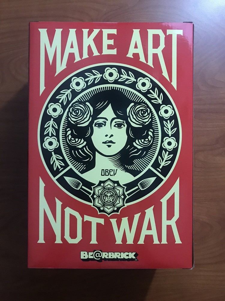 DesignerCon 2023 Medicom BearBrick BE@RBRICK OBEY Shepard Fairey 400% 100%