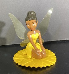 Disney Fairies Tinkerbell Lost Treasure Pixie Iridessa Yellow Cake Topper 3″