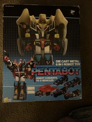Pentabot Diecast Metal 6 in 1 Robot Toy Royal Condor Toys 1985 Read Description