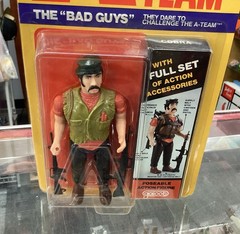 VINTAGE 1983 GALOOB A-TEAM Cobra BAD GUYS ACTION FIGURE NEW ON CARD
