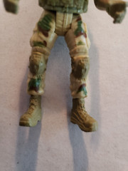 Military Soldier Action Figure Vintage Jointed No Markings
