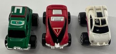 Vintage 1996 Jakks Power Rangers Micro Turbo Zords Car Lot Of 3