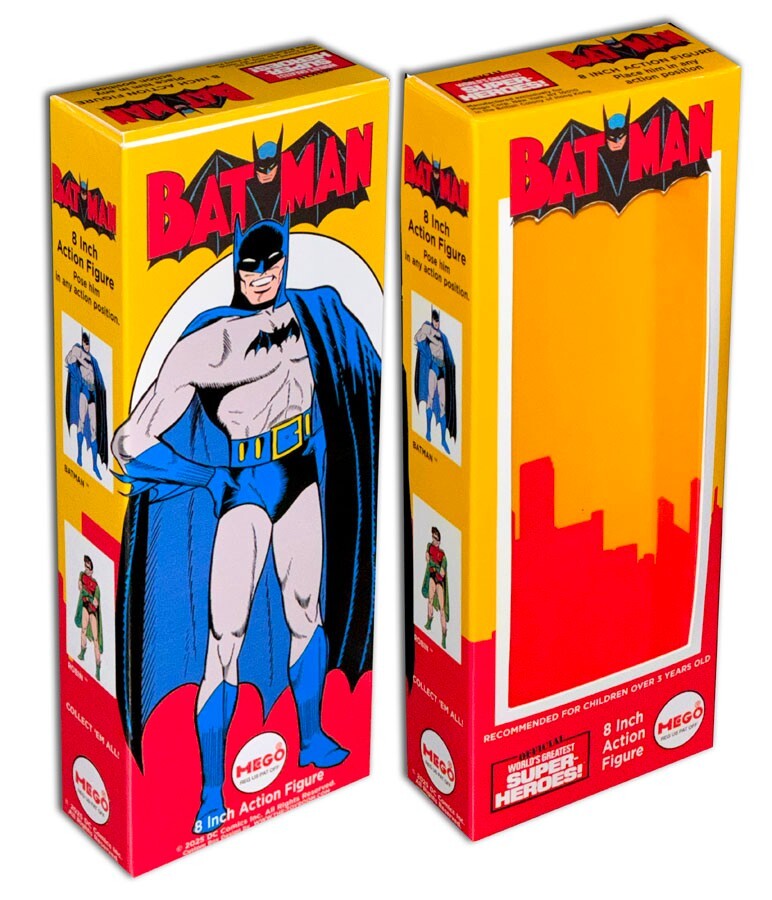 BATMAN (Golden Age) BOX for 8″ Mego Action Figure (BOX ONLY!)