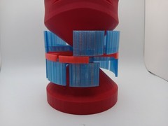 Retro Master Control MCP statue / lamp Glow Rd 3D Printed for Tron vintage style