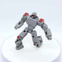 Commander | Robot Mech Action Figure | 3D Printed Humanoid Articulated Toy