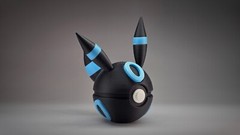 Shiny Umbreon (Glow In Dark) | Themed 3D Printed Pokeball | #0197 Umbreon