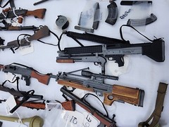 Huge 1/6 Scale Military Weapons Gear Lot Demon, Twizted, Ultimate Solder & More