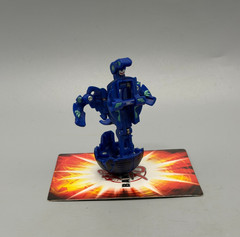 Bakugan Mega Brontes 580G Blue Aquos Bakucore Battle Damage New Vestroia