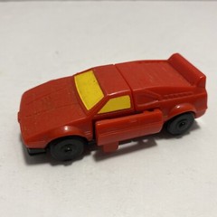 1985 Tonka Go Bots Transformers Red Sports Car Robot 3-1/4″ Tall Japan