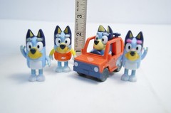 Bluey Figures Lot – 19 Character Figures + Furniture Playset Bundle